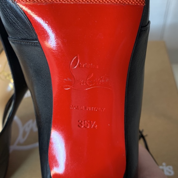 NEW Condition Christian Louboutin Dictata 100 Kid (Black) - Picture 7 of 10